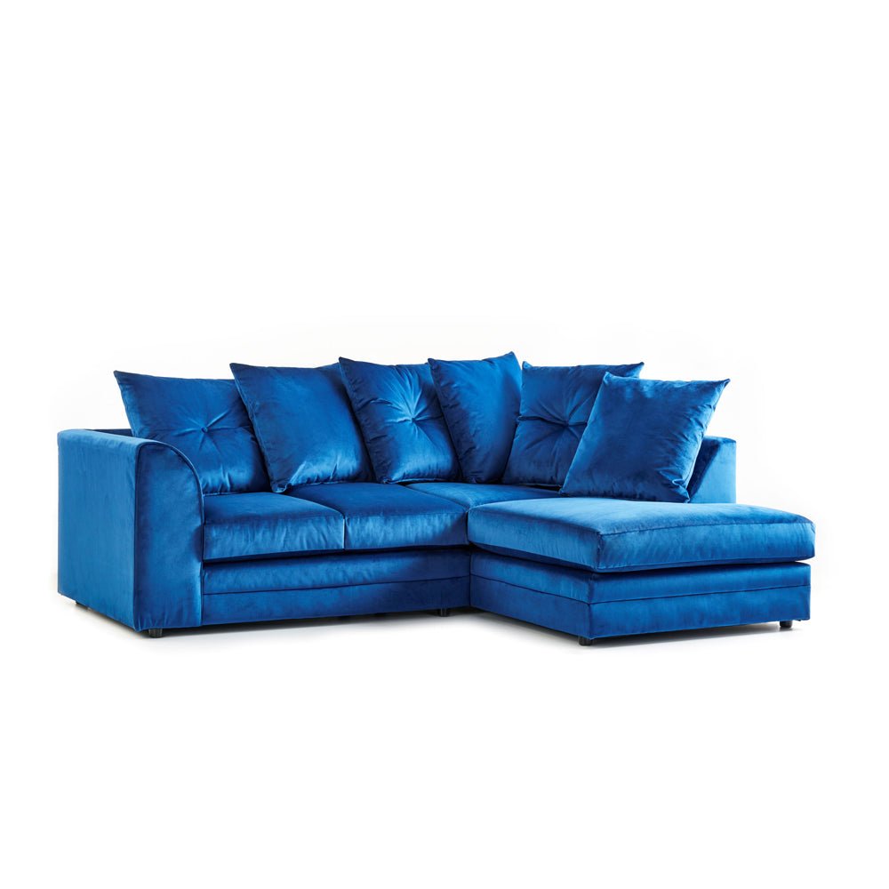 Belvedere Soft Velvet Corner Sofa - Image 6