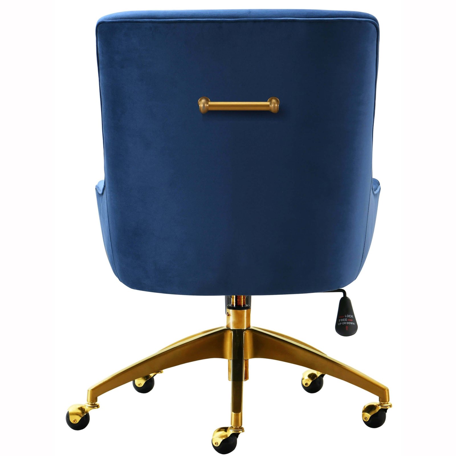 Beatrix Swivel Office Chair, Navy - Image 3